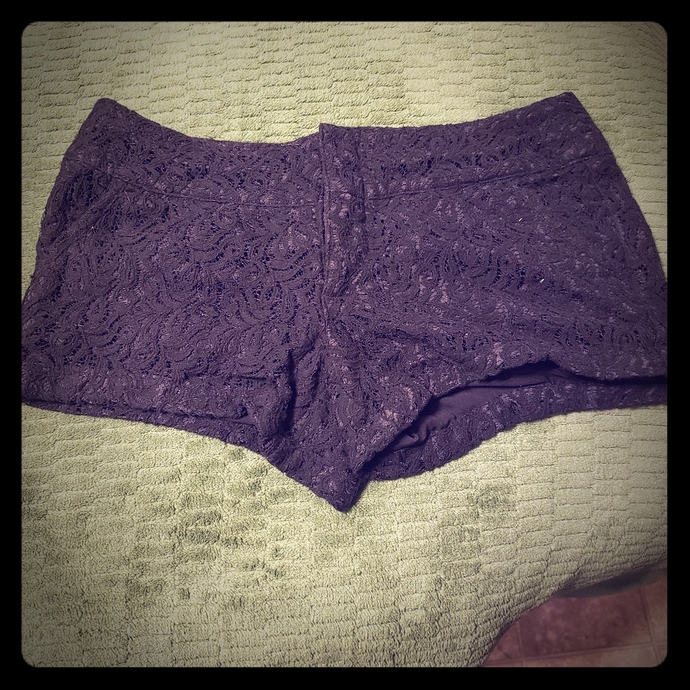 Lace shorts